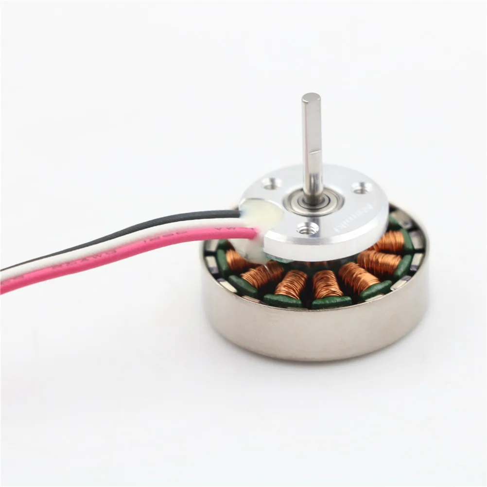 Трехфазный бесщеточный двигатель постоянного тока 5-12 В 16-полюсный внешний ротор