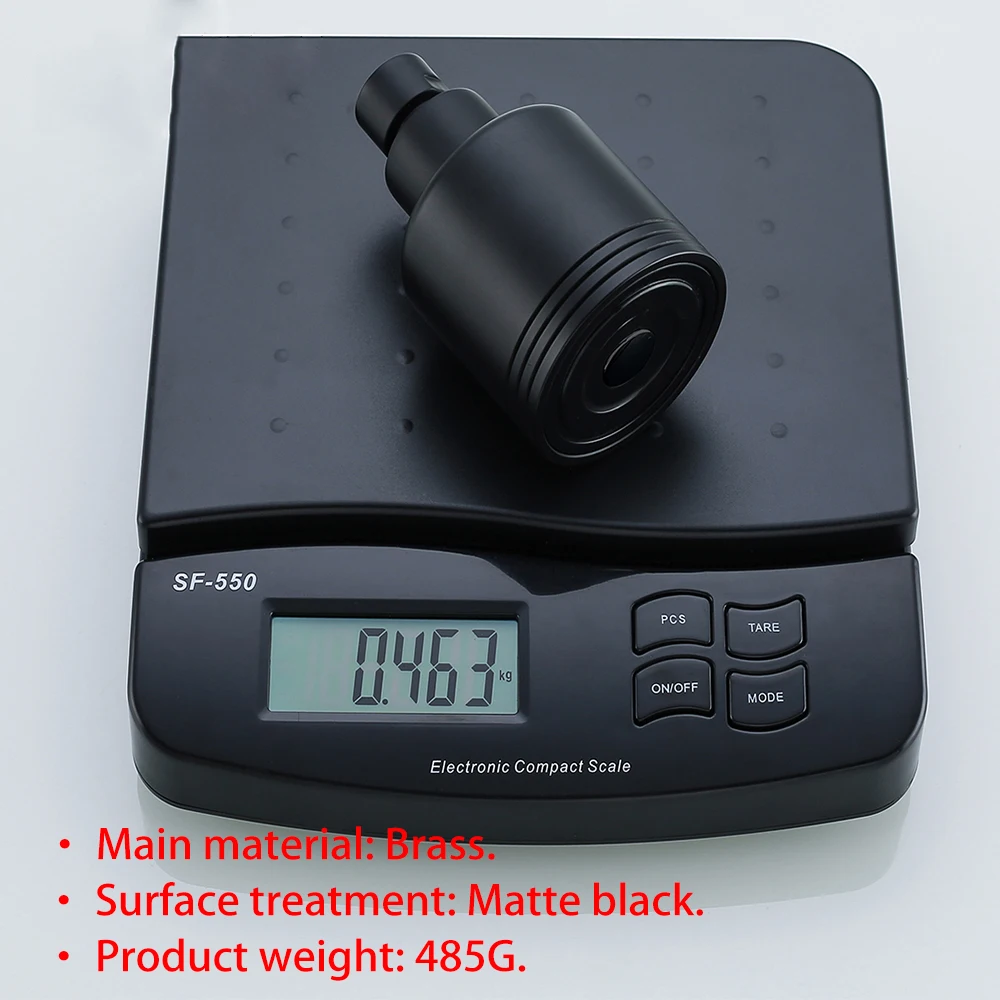 Насадка для душа с одной функцией дождевая круглая латунная насадка высокого