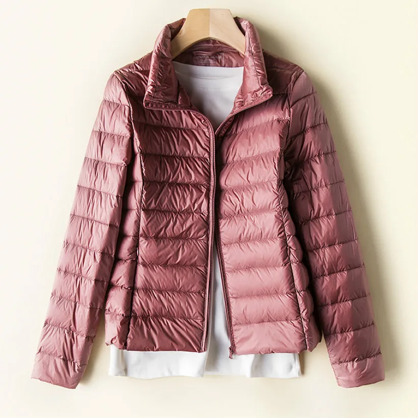 Куртка TECHOME Женская ульсветильник на белом утином пуху зимнее пальто 2020 тонкая