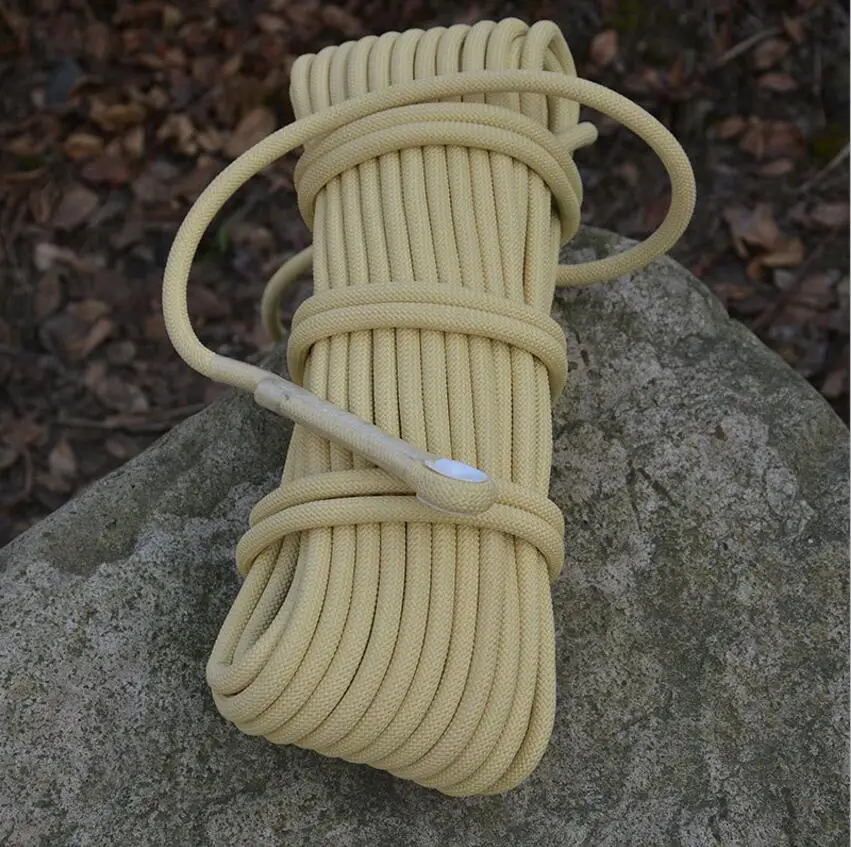 

ASOL Rescue high above the ground exploratory heading project rope Climbing KEVLA cord Lifeline Fire retardant 10M