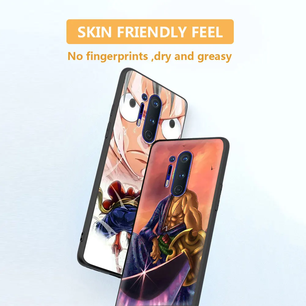 one piece anime case for oneplus 8t 8 nord 5g 7 9 pro z n10 9r n100 7t black soft 6t 6 shockproof phone cover funda free global shipping