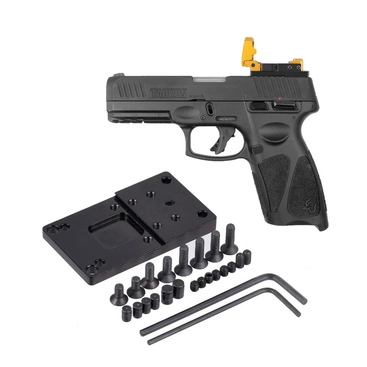 Тактическая пластина для крепления оптического прицела с красной точкой