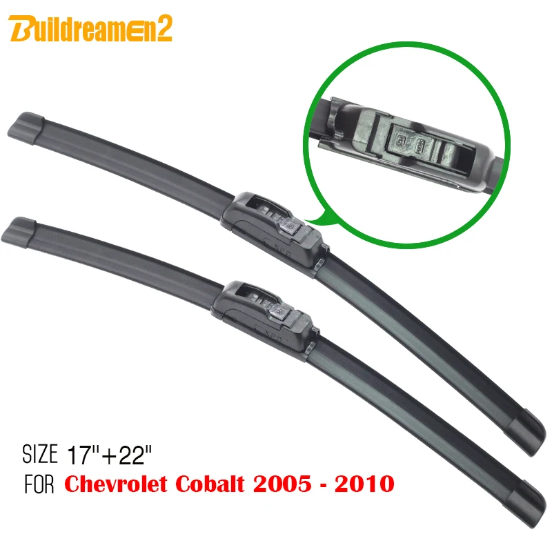 

Buildreamen2 Ca Window Windshield Wiper 1Pair For Chevrolet Cobalt 2005-2010 Auto Soft Rubber Wiper Blades Free Shipping !