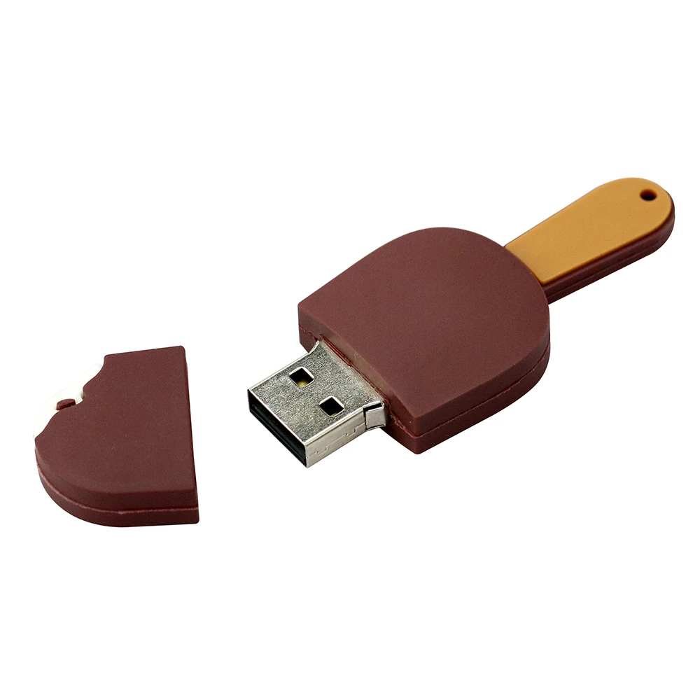 USB флеш-накопитель мороженое 8 ГБ 16 ГБ 32 ГБ 64 Гб милый фруктовое мороженое Флешка 128 ГБ USB флешка 256 ГБ флеш-накопитель USB 2,0 флеш-накопитель