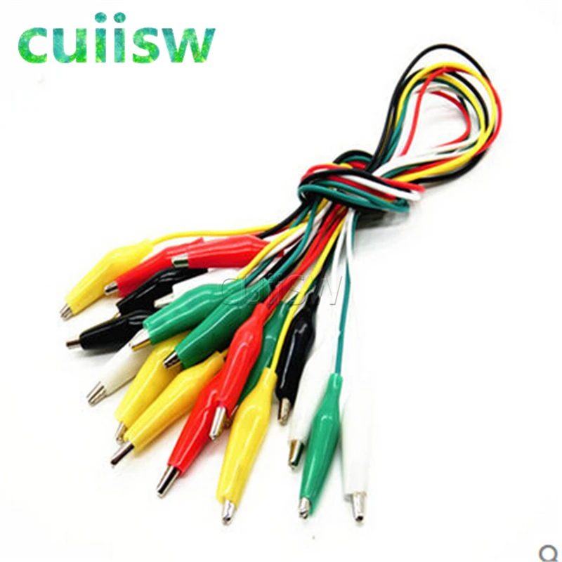 1 Набор 10 шт. зажимы типа крокодил электрические испытательные выводы сделай сам