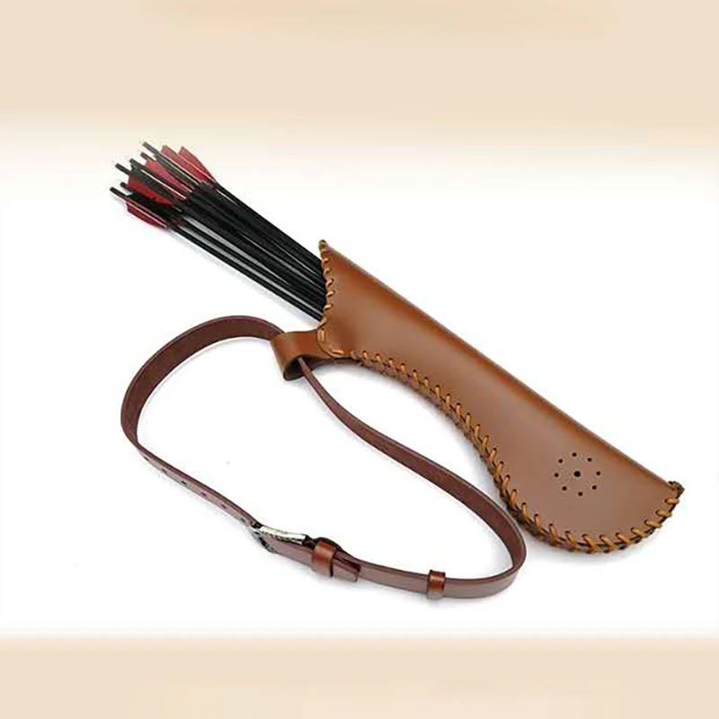 

Medieval Larp Elf Archer Costume Quiver Crossbow Arrow Holder Holster Leather Armor Belt Hip Side Archery Gear Kit For Men Women