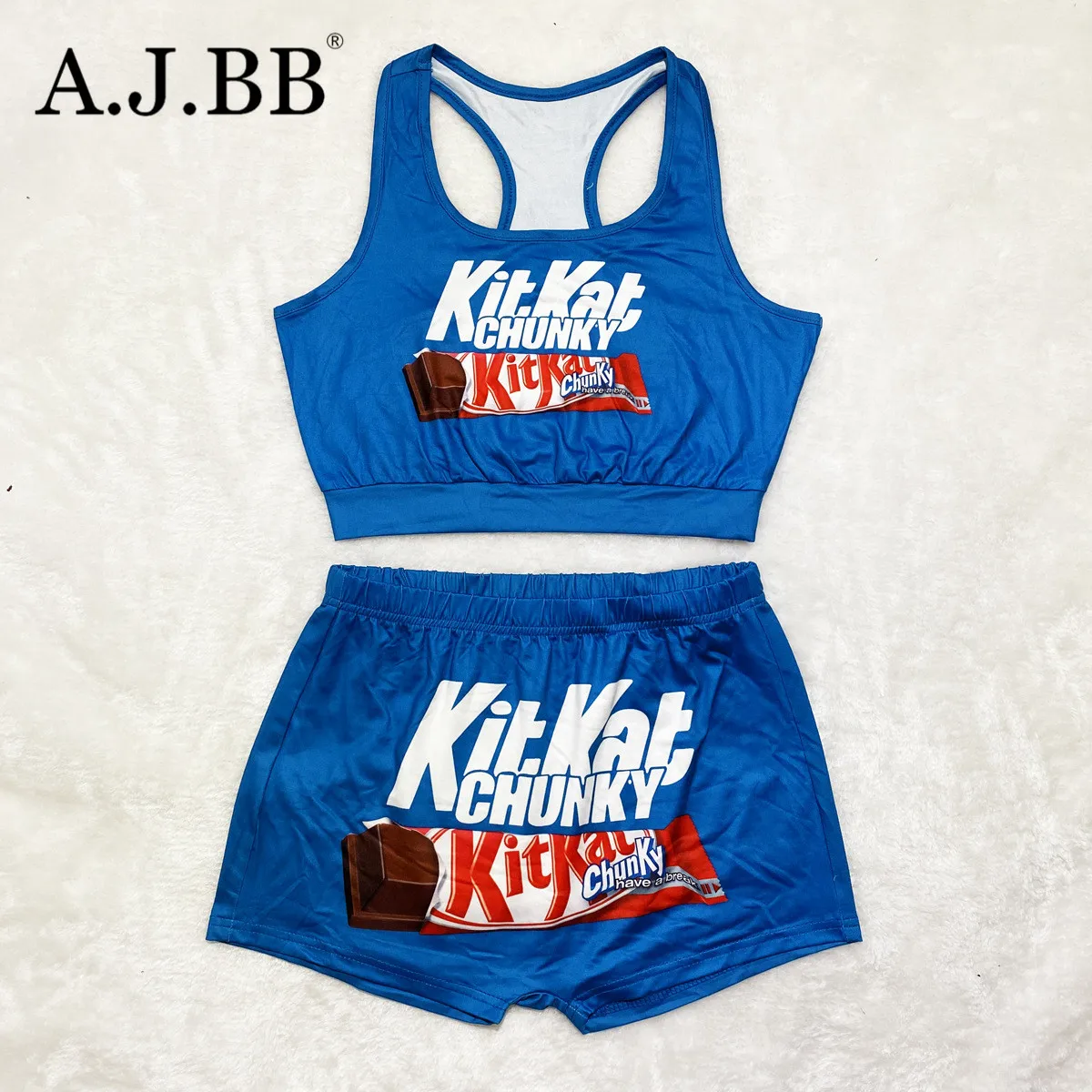 

2021 summer new casual letter print sport two piece fashion o-neck sleeveless vest and shorts women's suit