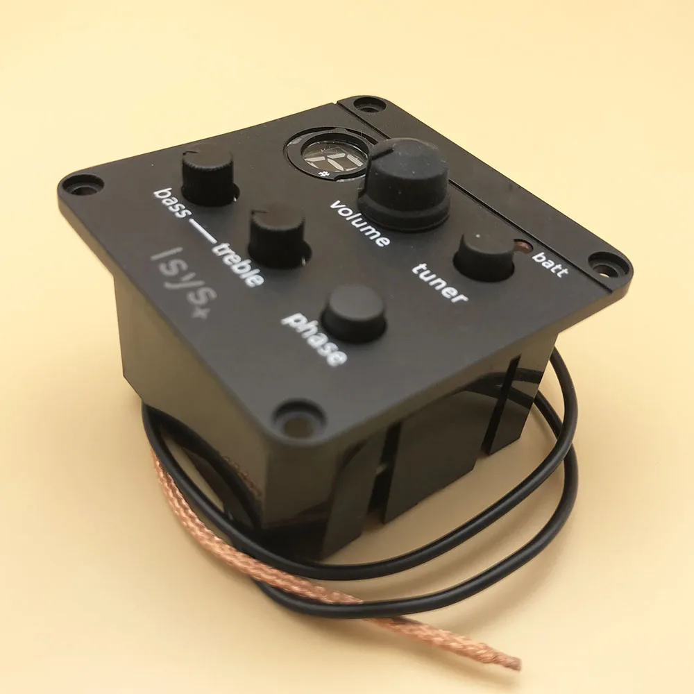 Акустическая гитара звукосниматель 2 диапазона EQ эквалайзер предусилитель с