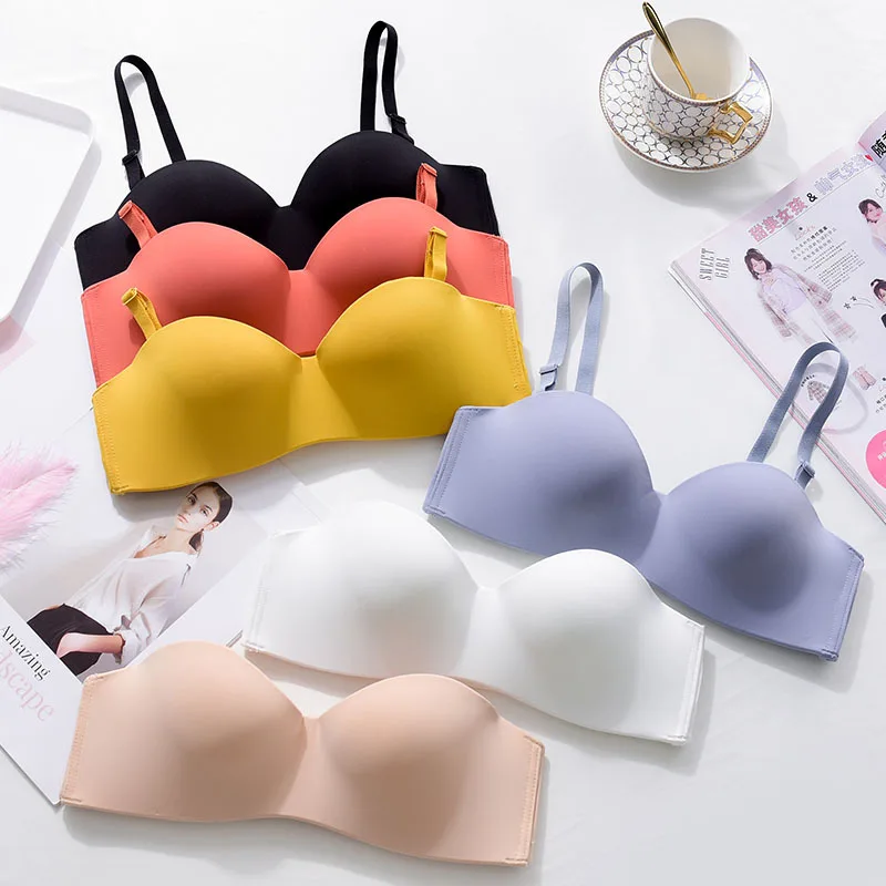 

Sexy Strapless Bras For Women Soutien Gorge Invisible Seamless Push Up Bra Without Straps Underwear Sujetador Sin Aros