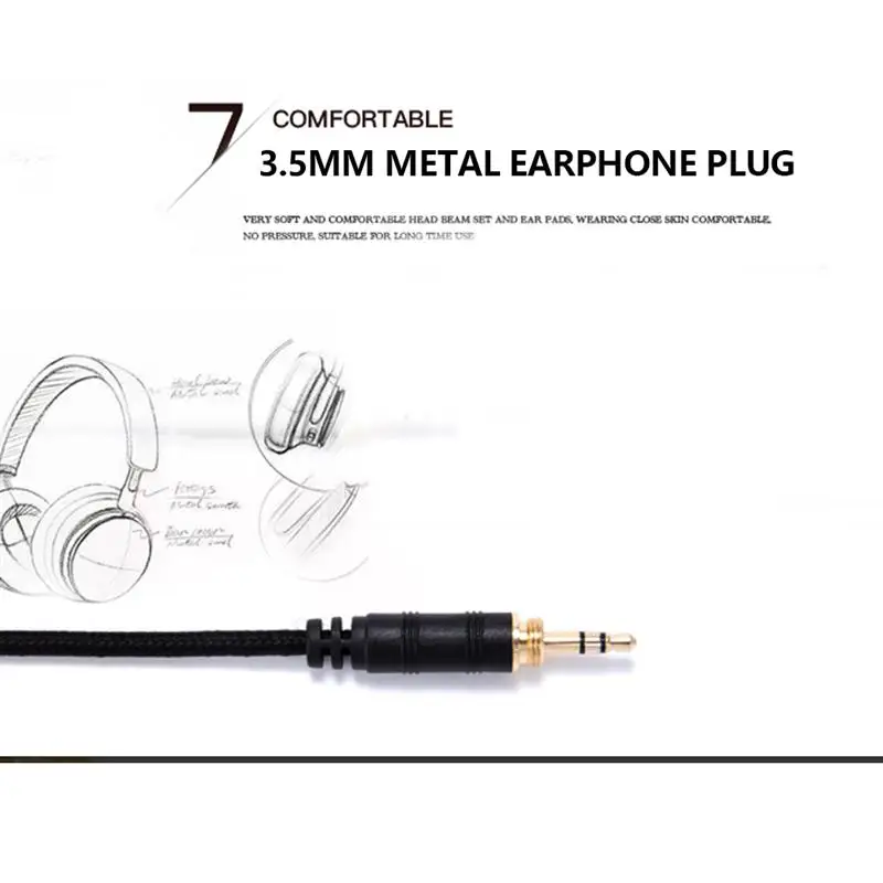 

New Lenovo HD800 Bluetooth Headset Foldable Computer Headphone with Noise Cancelling Sports Running Stereo Gaming Headset