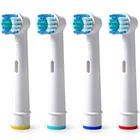 4 сменные насадки для электрической зубной щетки Oral-B, подходит для моделей Advance PowerPro HealthTriumph3D ExcelVitality Precision Clean