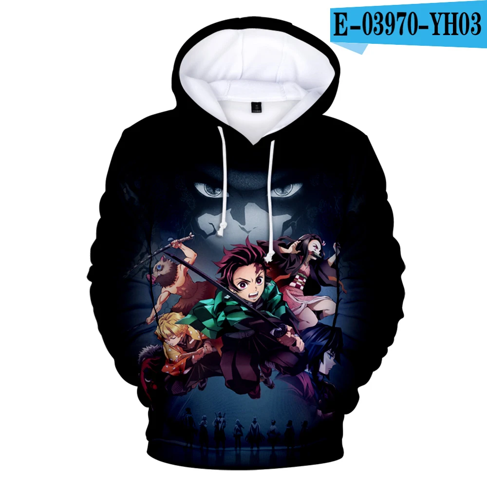 3D Горячая личность 3D прибытие Demon Slayer Kimetsu no Yaiba толстовки Толстовка модный дизайн для мужчин/мальчиков осень зима толстовка - Цвет: 3D