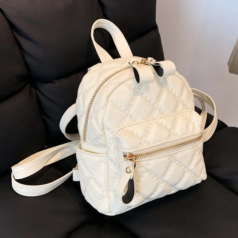 Маленький рюкзак женская сумка модный из искусственной кожи для девочек