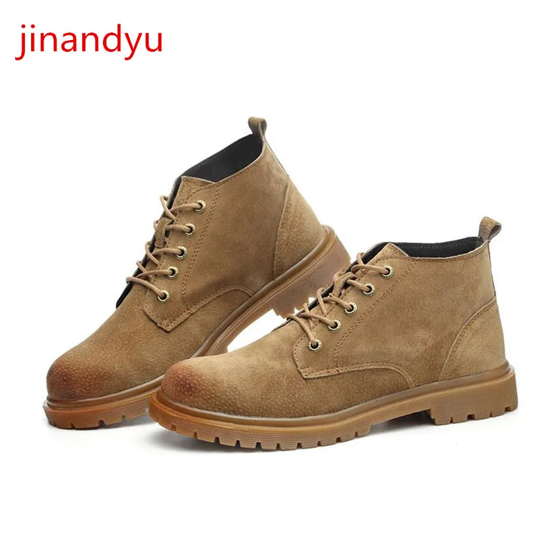 

Men's Safety Shoes Steel Toe Work Boots Anti-smashing Construction Welding Shoes Indestructible Shoes Nonslip Wearable Work Boot