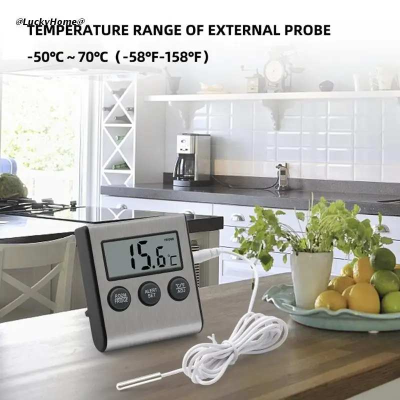 

Digital Refrigerator/Freezer/Fridge Thermometer Easy Readout Fridge Thermometer