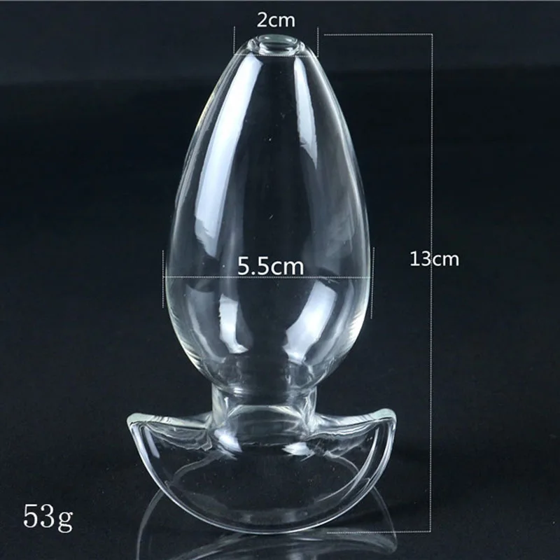 Glass Enema Hollow Ass Plug Peeping Vaginal Anal Dilator Stuffed G Spot Prostate Massage Masturbator | Красота и здоровье