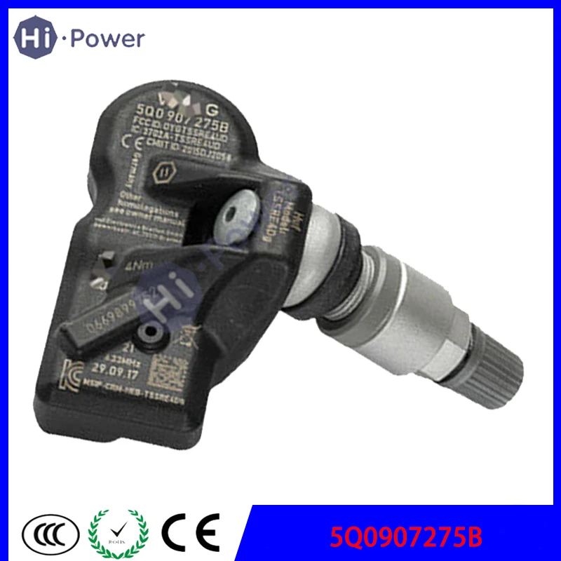 5Q0907275B TPMS монитор давления в шинах/датчик системы предупреждения 5Q0 907 275B для Audi