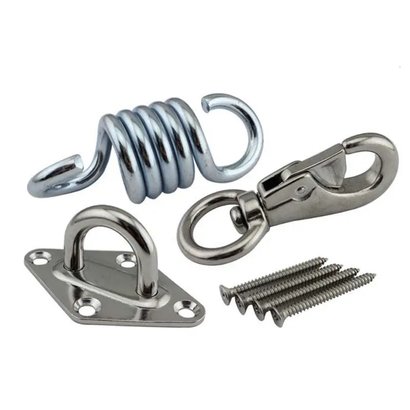Multipurpose Durable Hanging Hammock Chair Swivel Hook Snap Set Stainless Steel F3ME | Игрушки и хобби