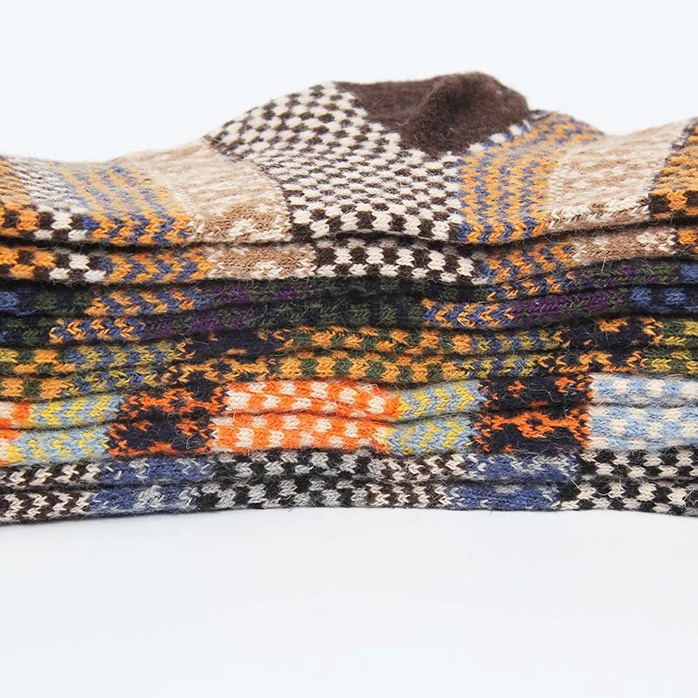 Повседневные мужские носки мягкие толстые кашемировые повседневные шерстяные