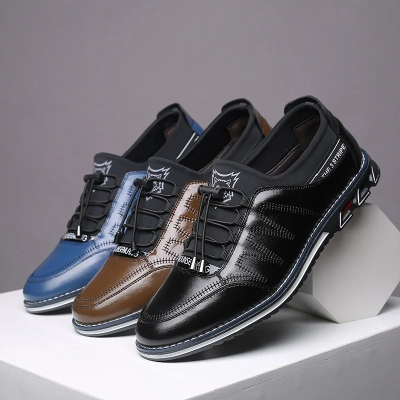 Осенне-зимняя модная повседневная обувь мужская теплая плюшевая на плоской