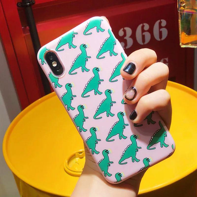 3274 Чехол Ottwn с динозавром для iPhone 7, 6, 6 S, 8 Plus, 11 Pro, Max X, XR, XS Max, чехол для телефона, с сердечком, милый мультяшный Кот, мягкий ТПУ чехол на заднюю панель - Цвет: 3274