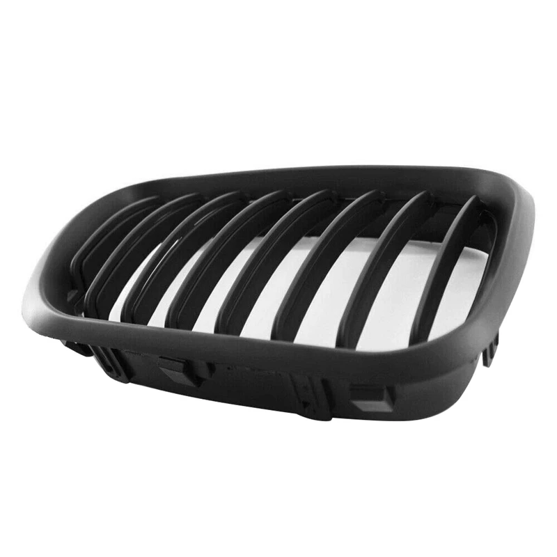 Решетка Передняя Матовая черная в спортивном стиле для BMW X5 E53 99 03 2 шт.|Гоночные