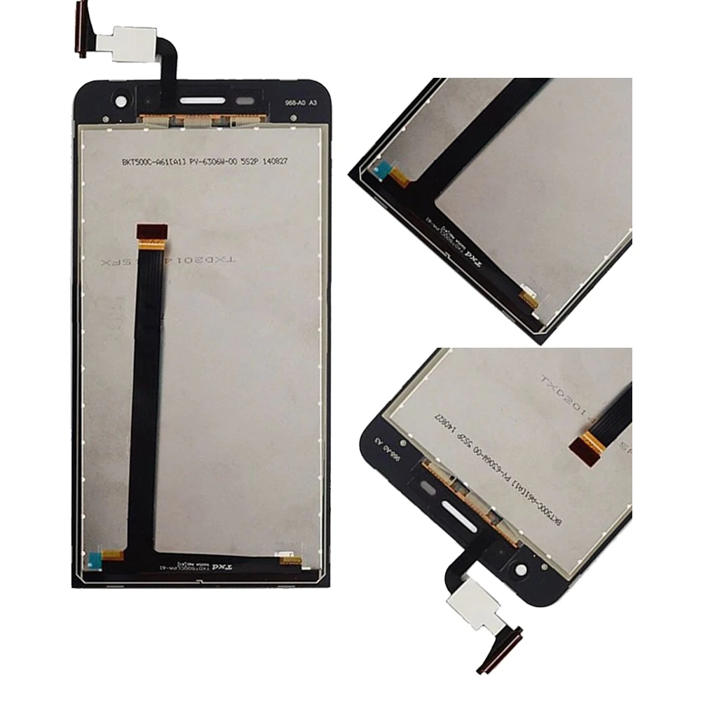 Для ASUS Zenfone 5 Lite A502CG T00K lcd кодирующий преобразователь сенсорного экрана в сборе для Asus a502cg дисплей с заменой рамки