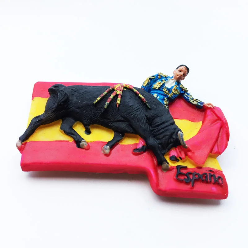 Магнит на холодильник в Испании Мультяшные магнитные наклейки Подарочные