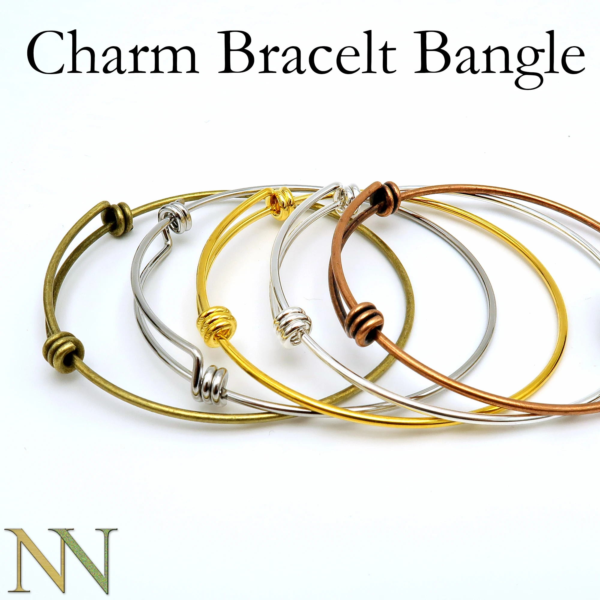 20 шт-Шарм браслет настраиваемый Шарм свободный тройная Петля