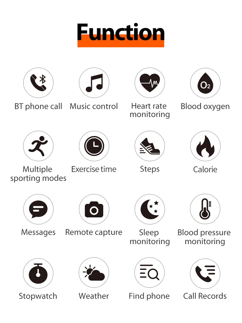 

S2 Smart Watch IP67 Waterproof Bluetooth Call Music Men Woman Sports Fitness Fasion Smartwatch for Android IOS Full Touch Watch