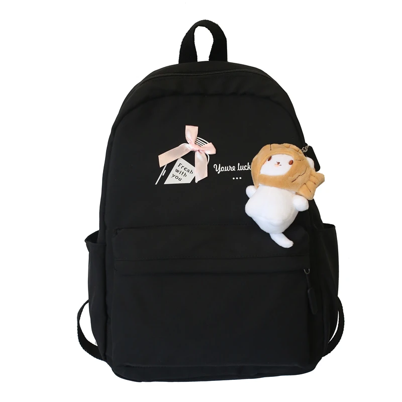 

Student School Backpacks for Teens Girl Cute Women's Backpack Female Harajuku Kawaii Schoolbag Korean Ulzzang Bookbag Ladies New