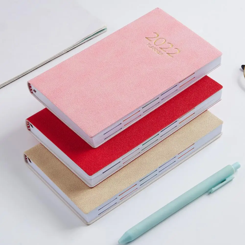 2022 блокнот с расписанием для плавного письма и управления временем студентов 365