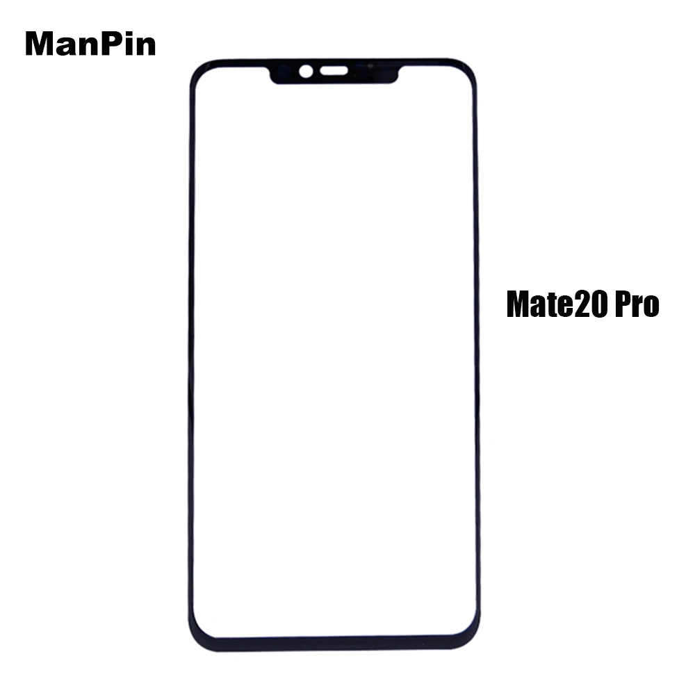 5pcs screen touch glass for huawei mate30 mate20 p30 pro lcd display front panel lens replace mobile phone repair spare parts free global shipping