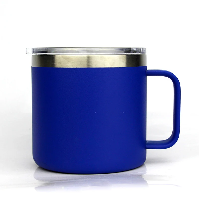 Кофейная кружка с ручкой изготовленная на заказ вакуумная фляжка из нержавеющей