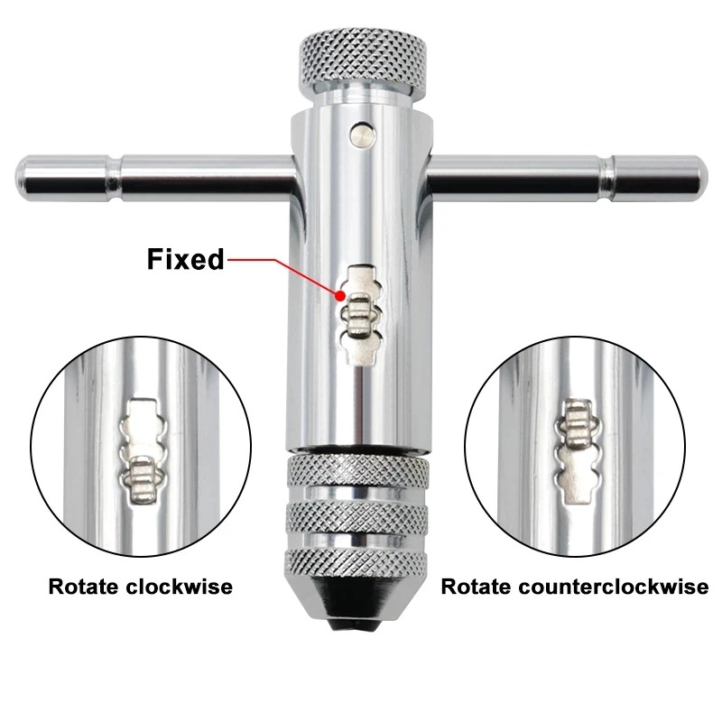 Настраиваемый Т-образный держатель для сверления торцевой гаечный ключ с
