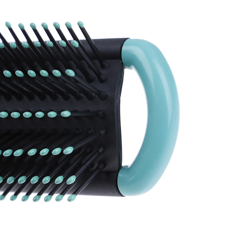 

Folding Hair Brush With Mirror Compact Pocket Size Travel Car Purse Bag Gift