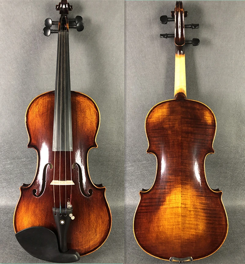 Скрипка ручной работы 3/4 дюйма рельефная скрипка бесплатная доставка футляр для