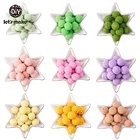 10 шт., деревянные бусины для прорезывания зубов, 20 мм