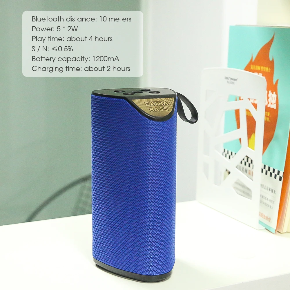 Портативный уличный Bluetooth динамик громкий беспроводная мини Колонка 3D 10 Вт