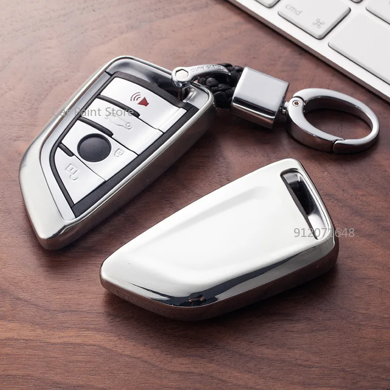 

Wear Resistant Soft TPU Car Styling Key Case Cover Shell Protector For BMW X5 F15 X6 F16 G30 7 Series G11 X1 F48 F39 Keyless