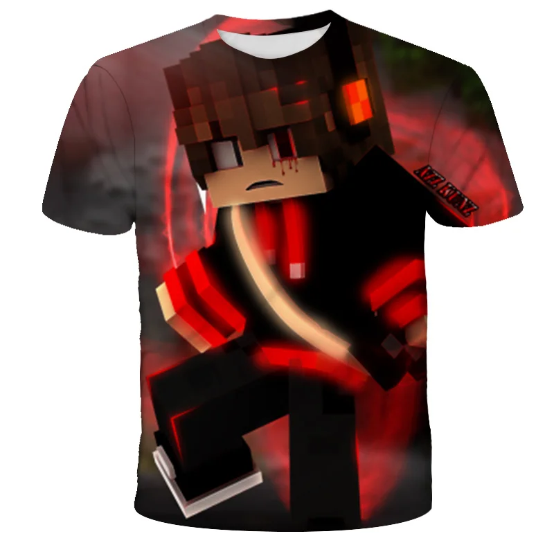 

New My World Children 2021 3D Printing T-Shirts Daguai Zombie Cartoon Hip-Hop Street Wear Tshirt Clothing Popular Toys And Games