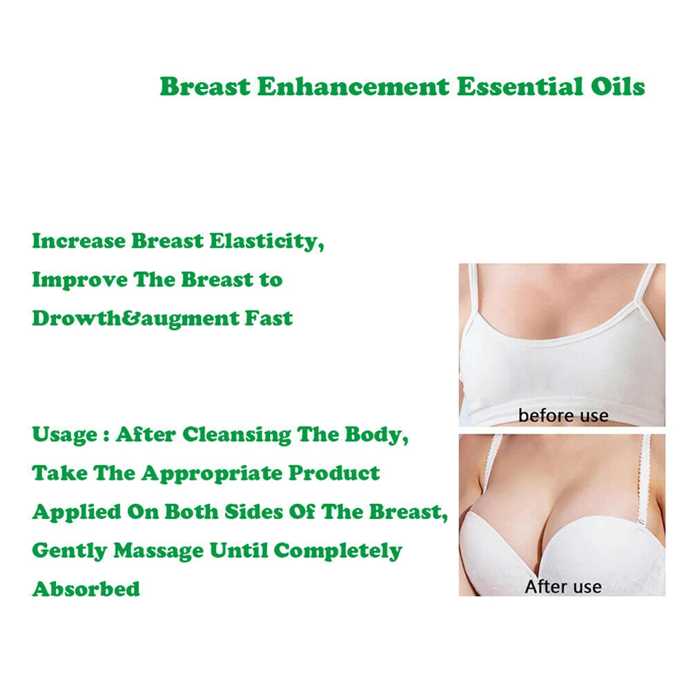 Breast Enlargement Essential Oil Enhancement Big Bust Chest Massage 30mL can CSV | Красота и здоровье