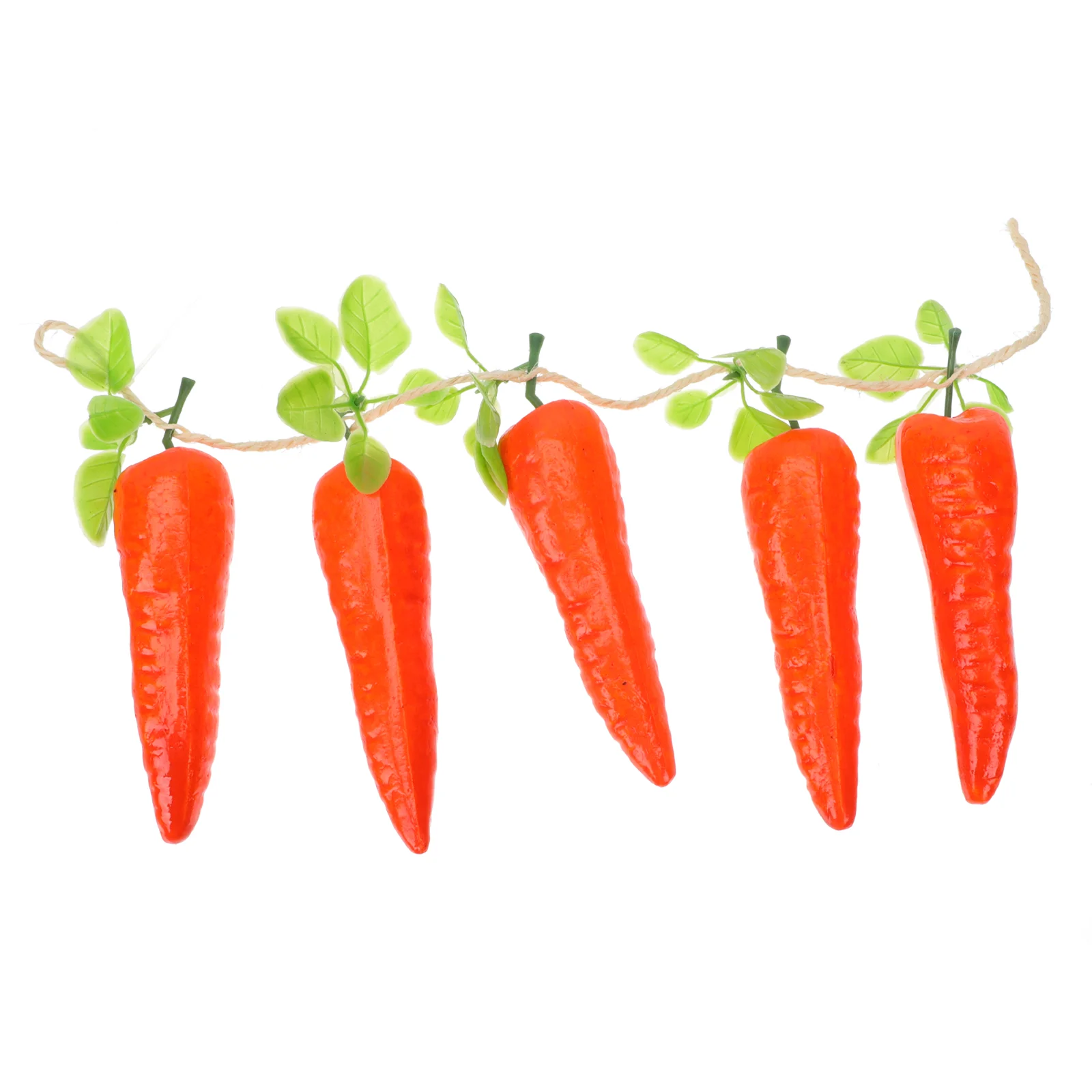 

1pc Simulation Carrot Hanging Adornment Easter Decor Prop Carrot Hanging Decor