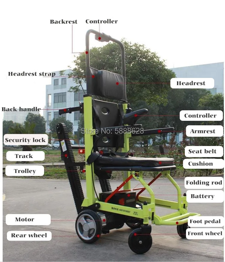 

Climbing artifacts for the elderly can climb up the stairs with intelligent crawler-type electric stair climbers wheelchair