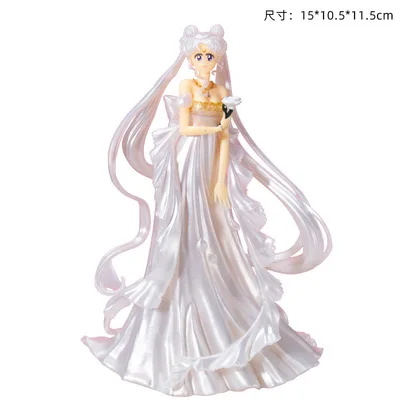 

Anime Sailor Moon PVC Action Figure Collection Helloween Sailor Suit Model Doll Toys Sexy Girl
