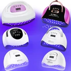 Оптовая продажа, лампа для сушки акриловых гель-лаков с умным датчиком, 57LEDs, профессиональная машинка для маникюра в салоне