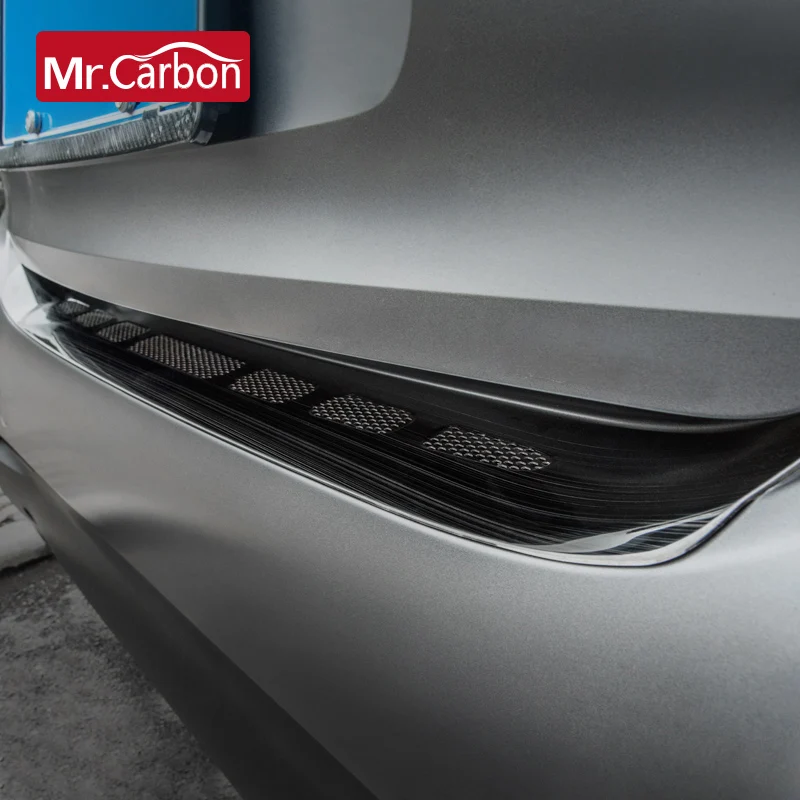 Декоративная полоса для заднего бампера автомобиля защитная наклейка из