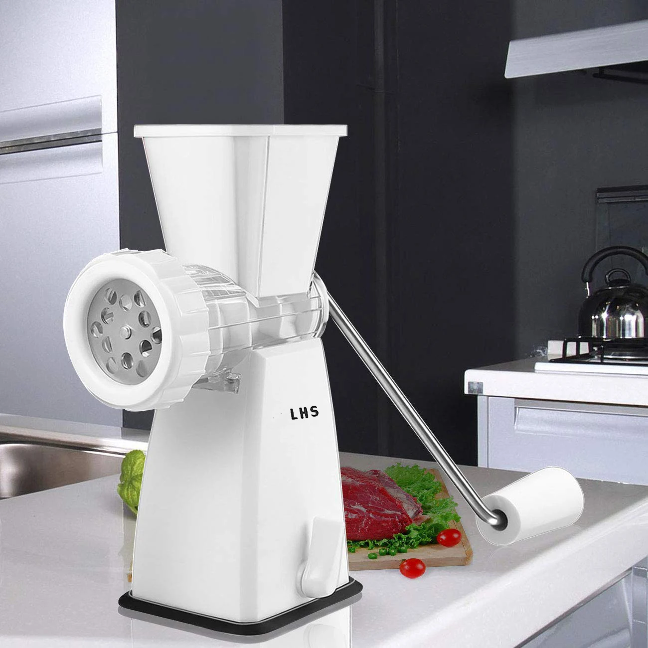 lhs beef sausages maker manual meat mincer hand operated food processors noodles grinder kitchen accessories gadgets free global shipping