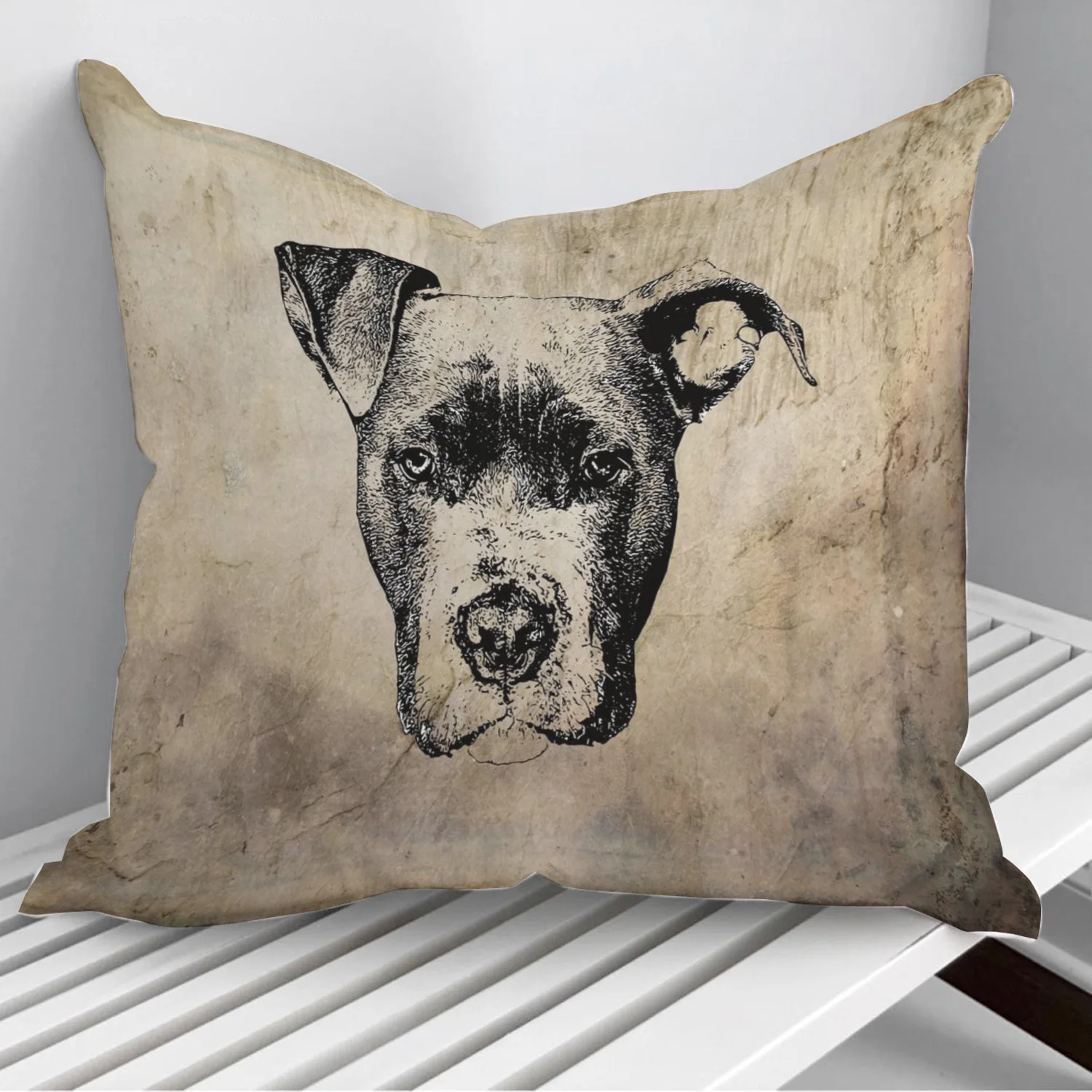 

American Pitbull Throw Pillows Cushion Cover On Sofa Home Decor 45*45cm 40*40cm Gift Pillowcase Cojines Dropshipping