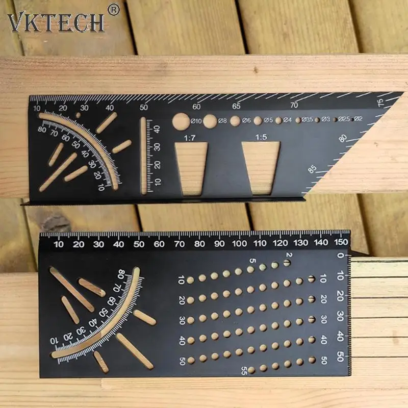Деревообрабатывающий Scriber Mark Line Gauge Dovetail Maker шаблон направляющий инструмент маркировочный Калибр суппорт Линейка плотник измерительный инструмент